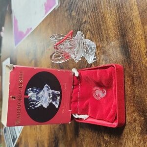 Waterford Crystal Fellowship Angel Ornament with box